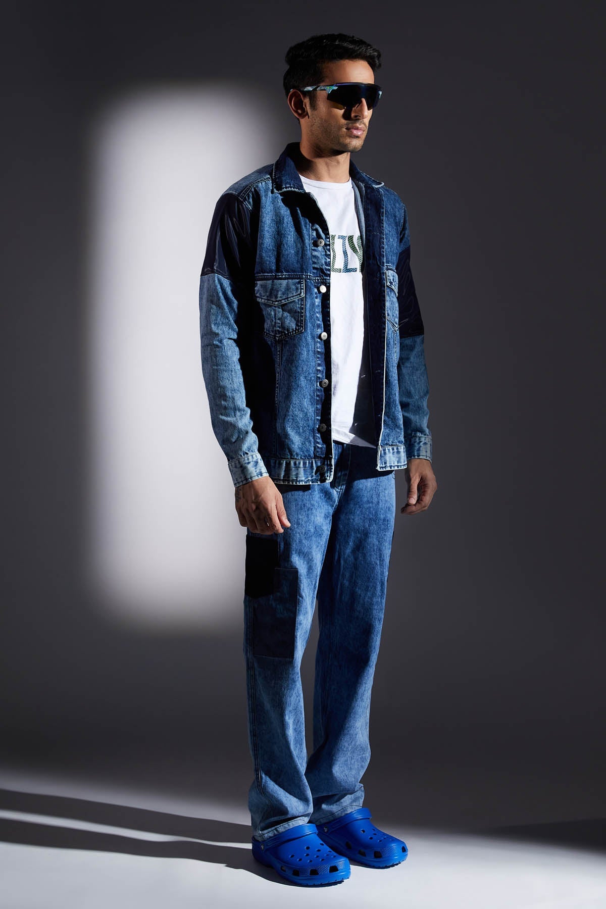 Ocean Wash Denim Pants for Men